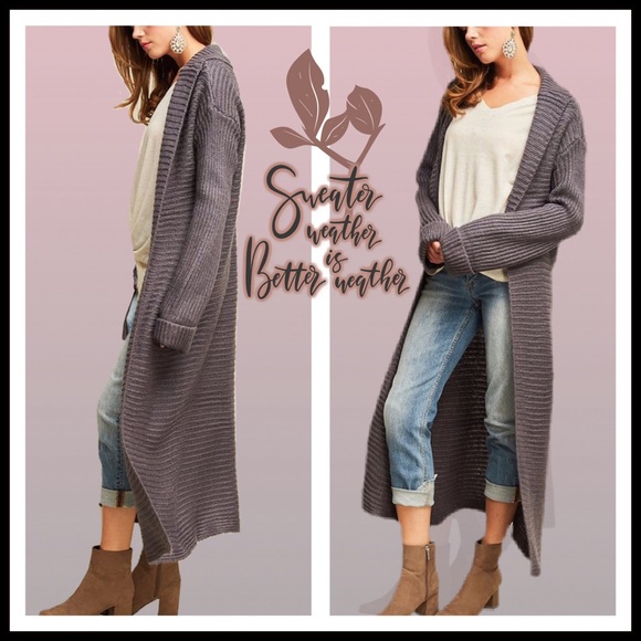 Boutique Sweaters - Chunky Long Duster
